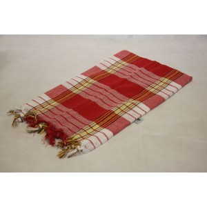 Ręcznik Hamam 170x80 cm - czerwony - 100% bawełna